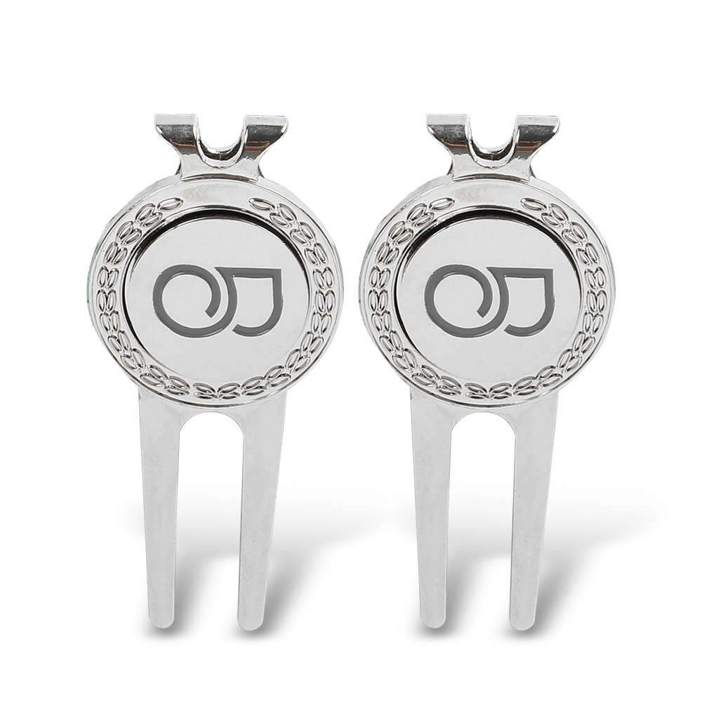 Promotional Custom logo Metal Zinc Alloy Golf Divot Tools