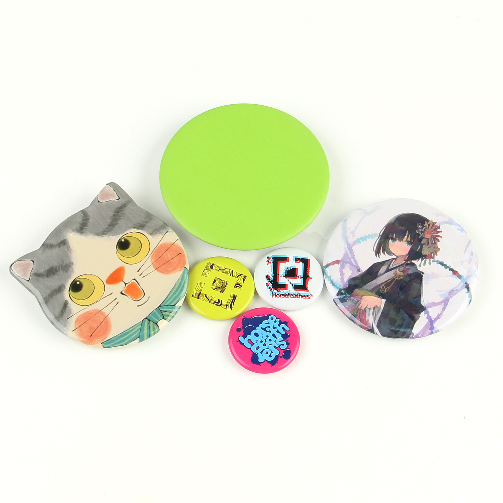 Wholesale Price Custom Shaped Button Badges