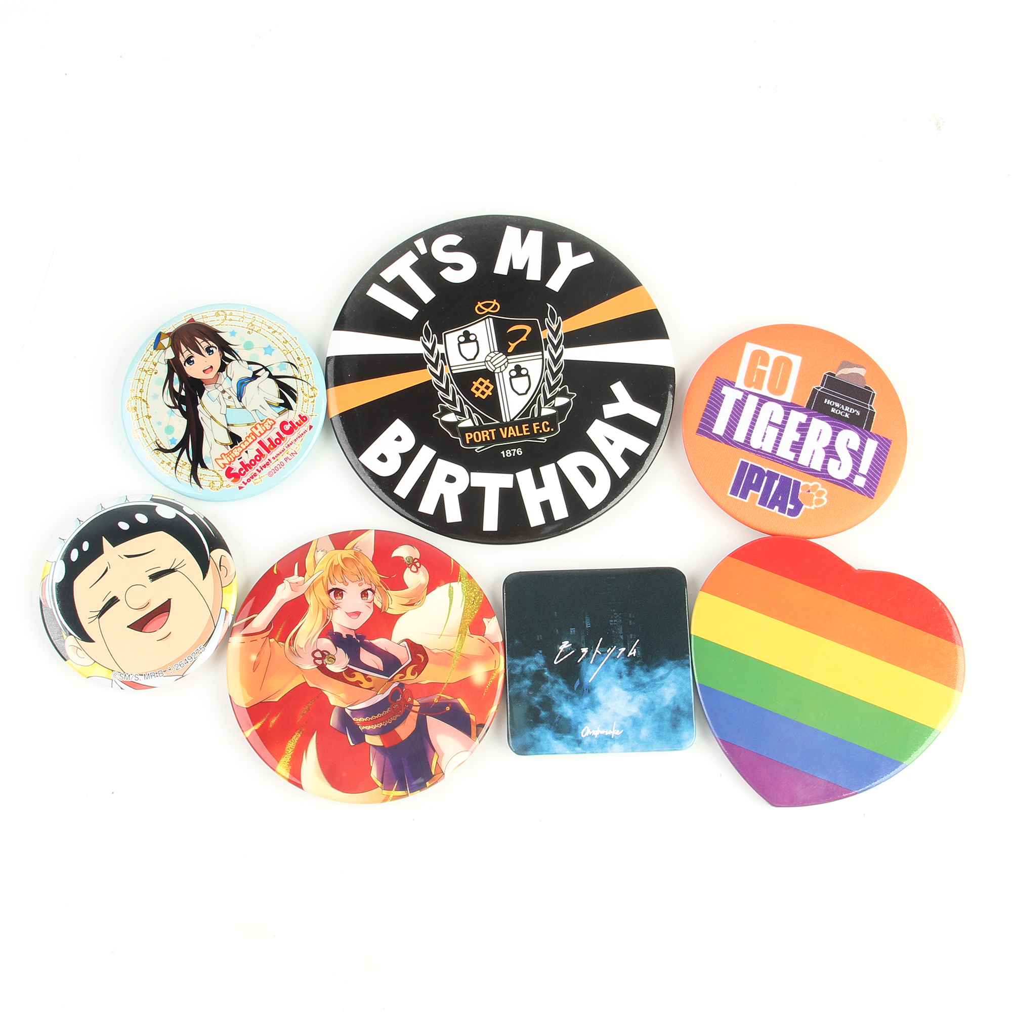 Wholesale Promotional Custom Metal Tin Cartoon Button Badges