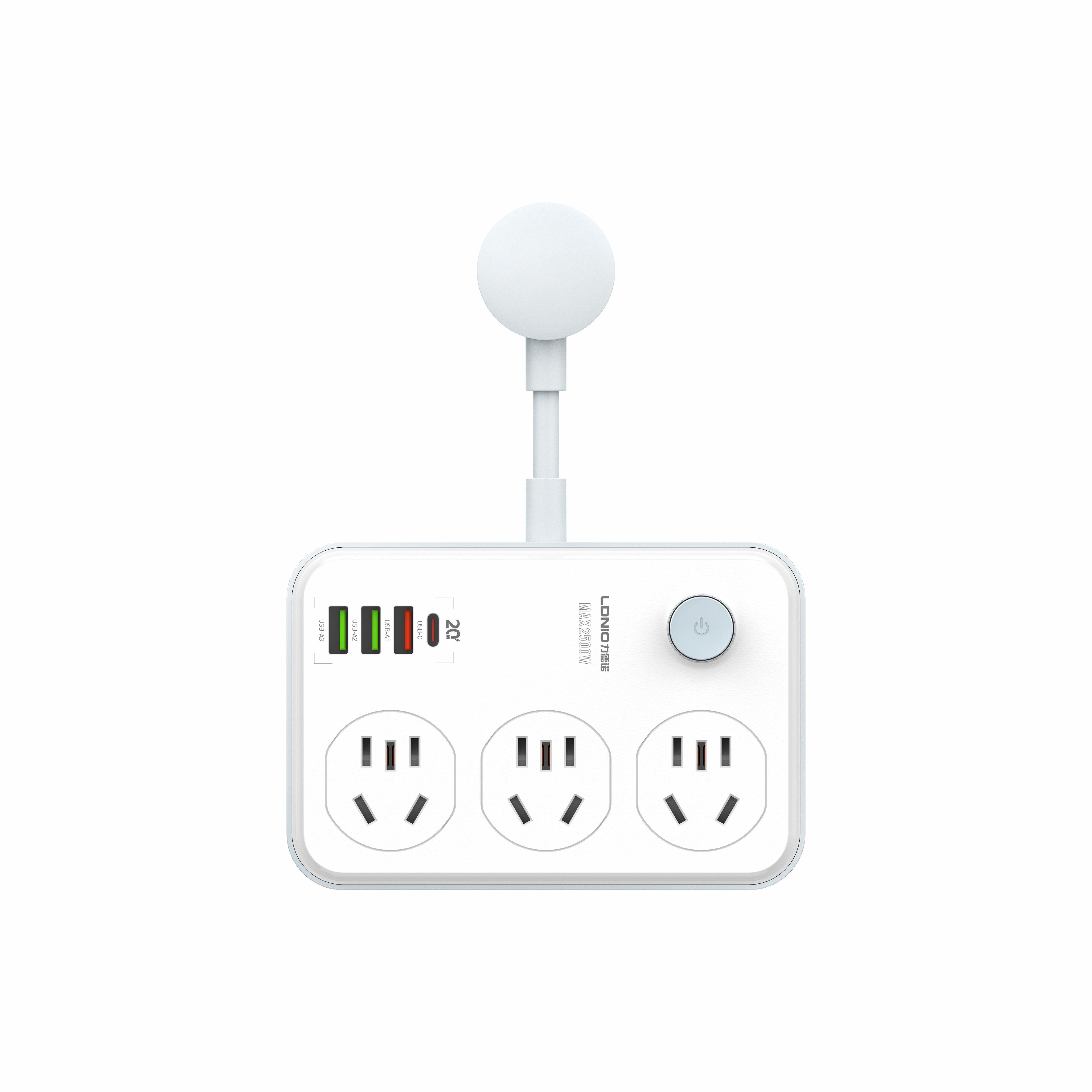 LDNIOSC3403 Triangle Brand, China StandardMultifunction Surge Protection China Standard Power Socket