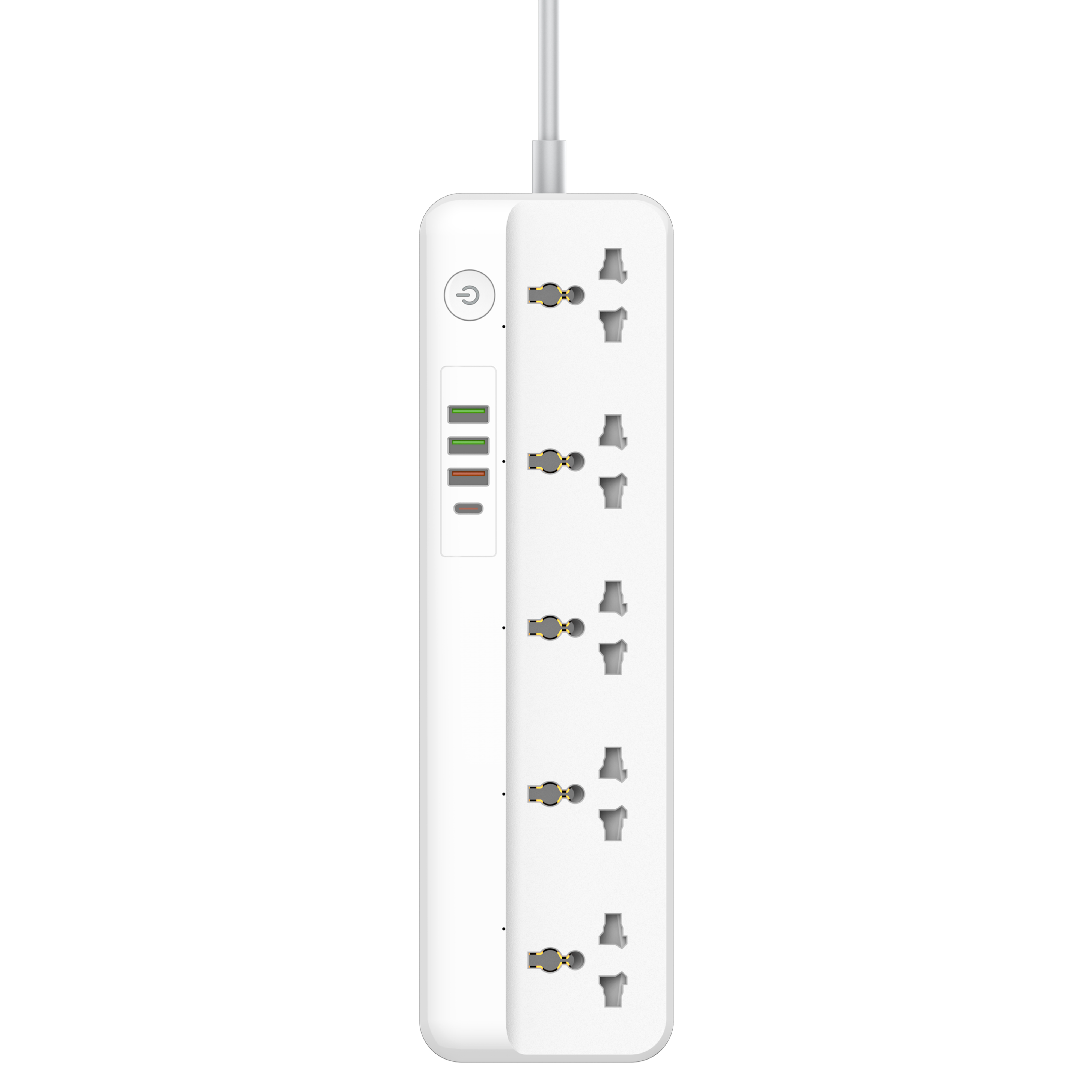 LDNIO SC5415 Wifi Smart Fast Charging Power Strip With 5 Universal Outlets Extension Socket
