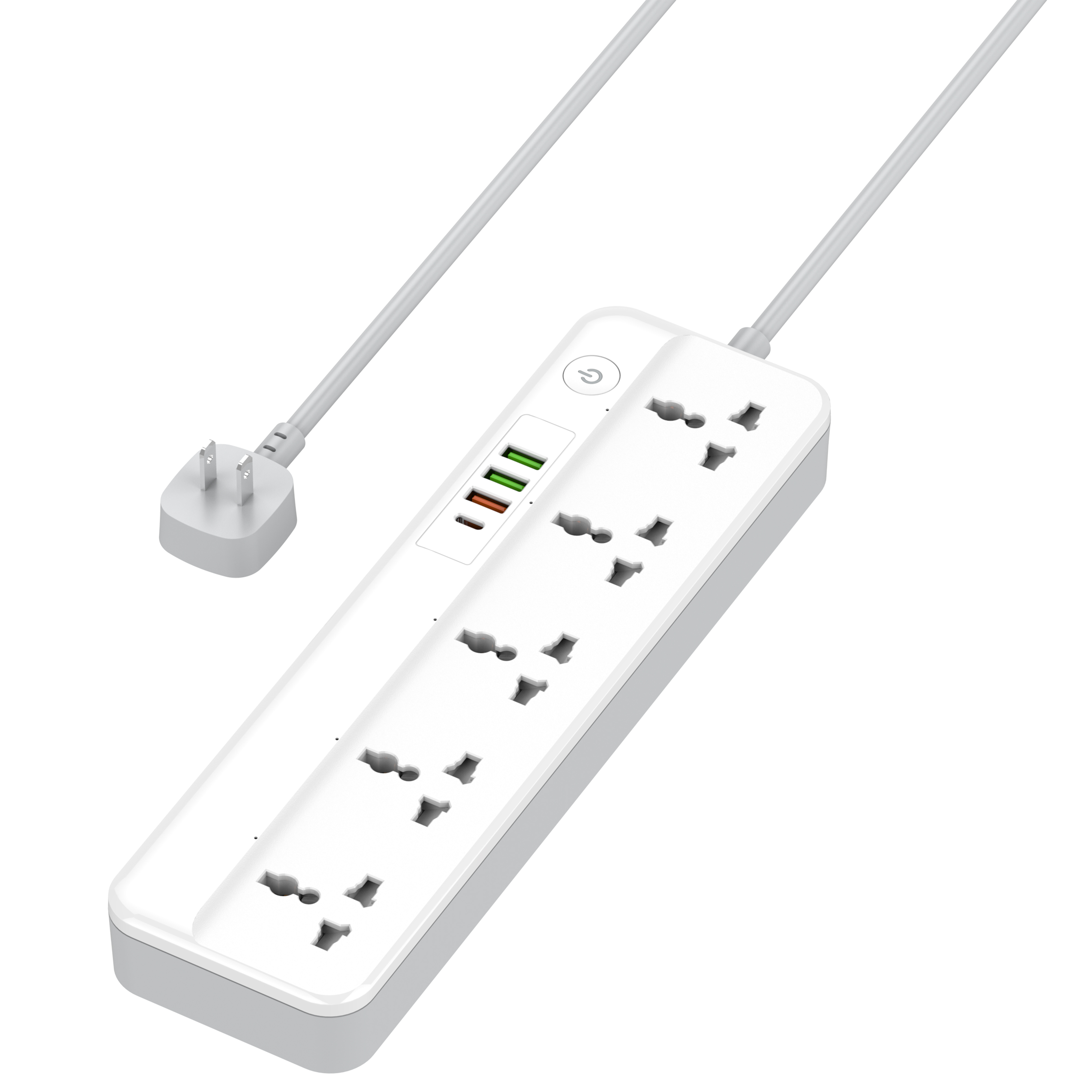 LDNIO SC5415 Wifi Smart Fast Charging Power Strip With 5 Universal Outlets Extension Socket
