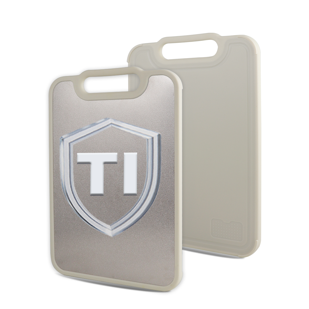 Hip-home Titanium Cutting Board Double Sided Chopping Blocks with Handle Juice Grooves