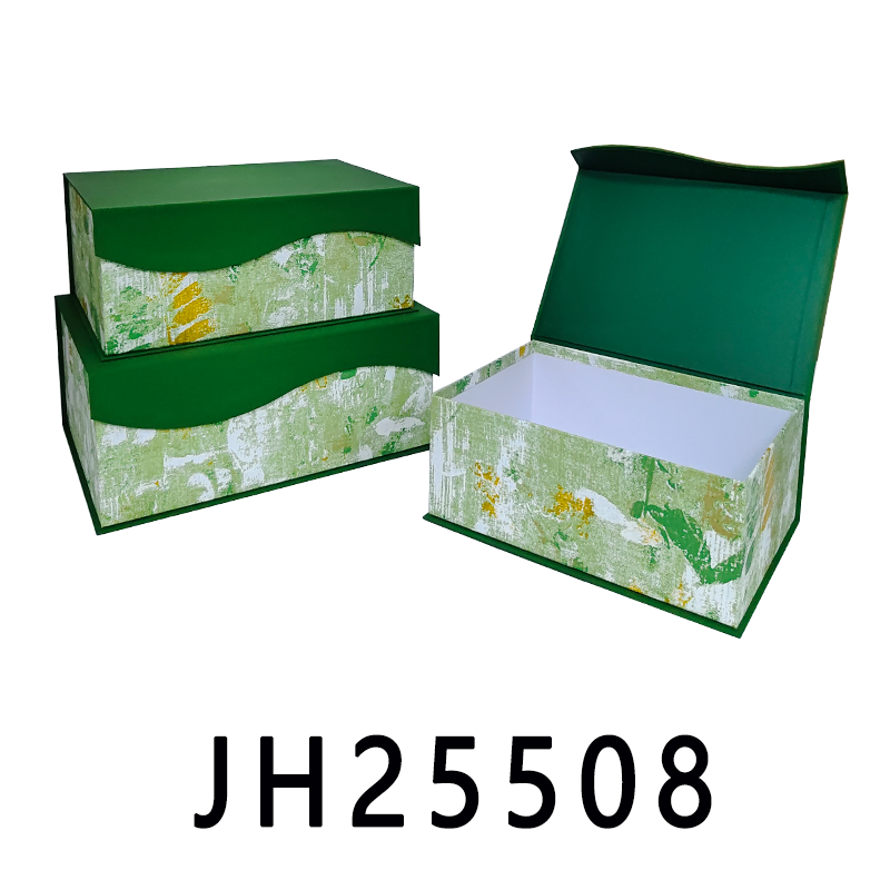 Rectangular flip cover set of three
