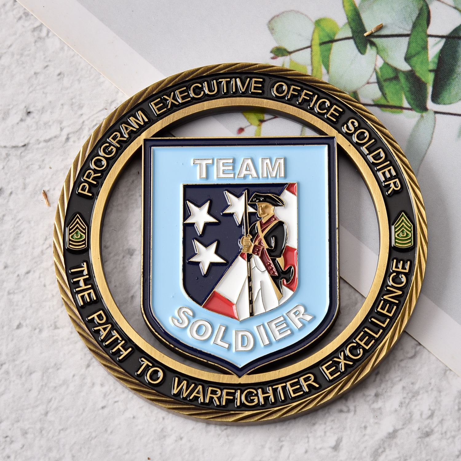 Custom Soft Enamel Cut Out Challenge Coin