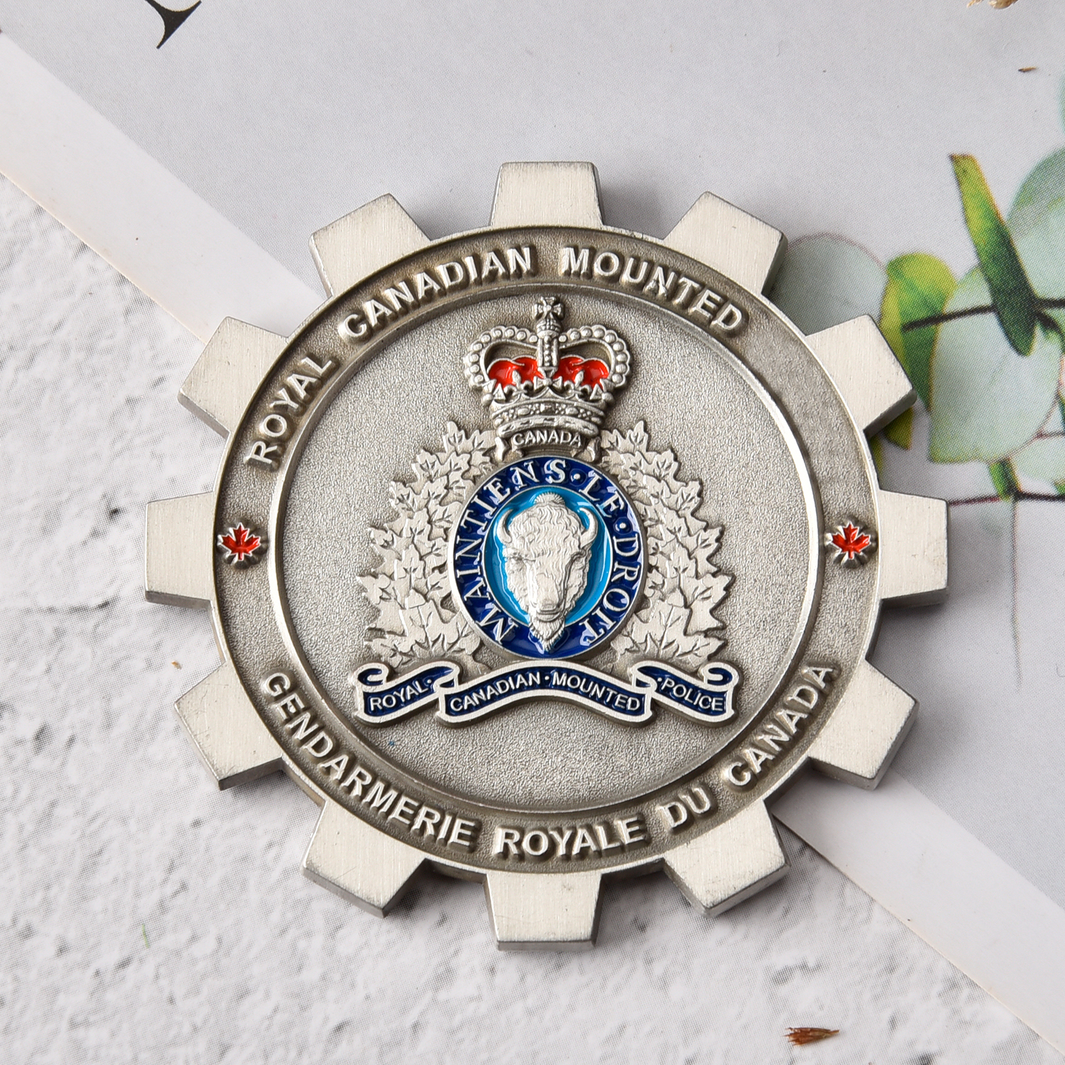 Personalized Custom Logo Engraved Souvenir Coin