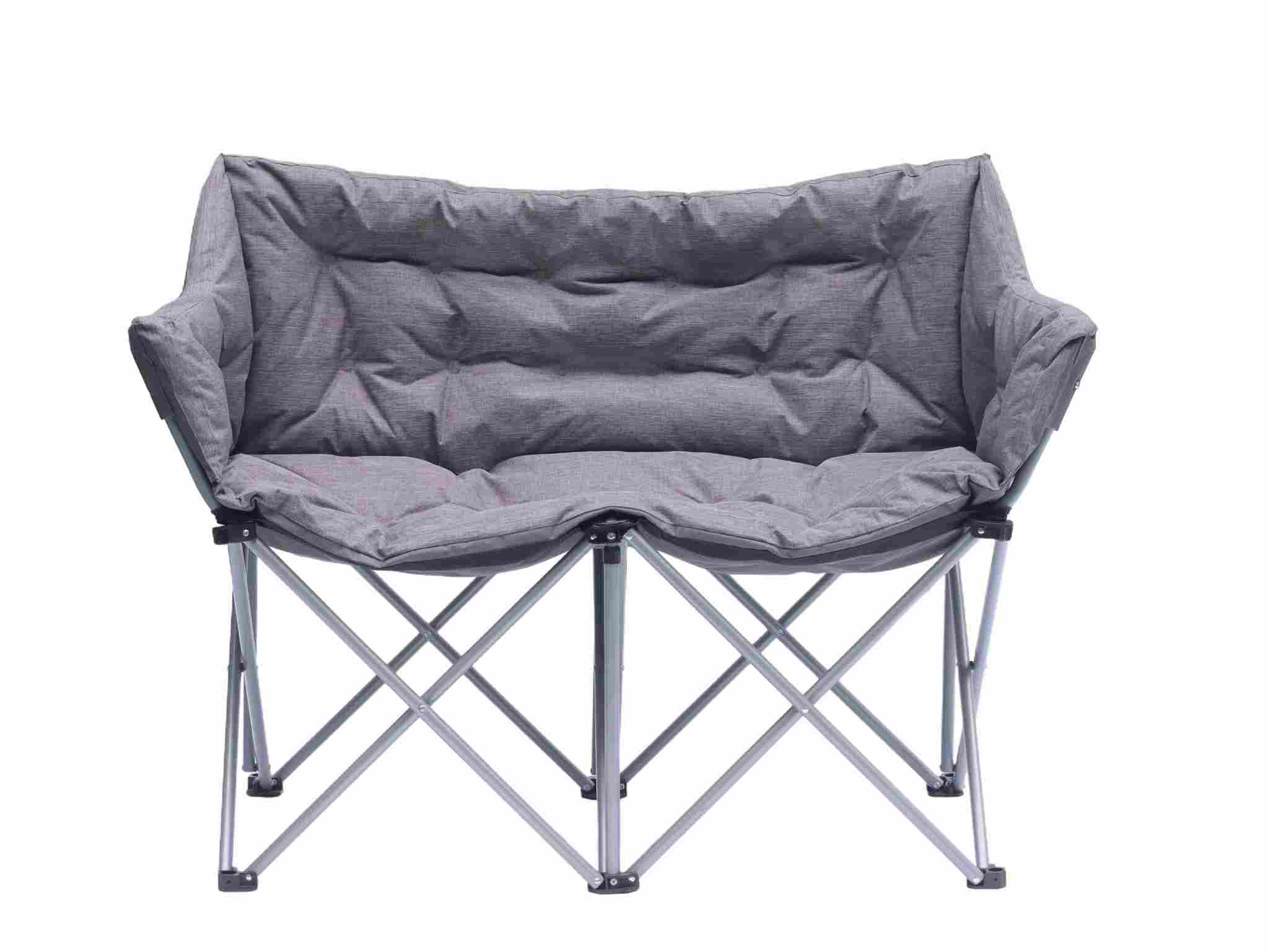 Padded Camping Sofa Foldable, Full Steel