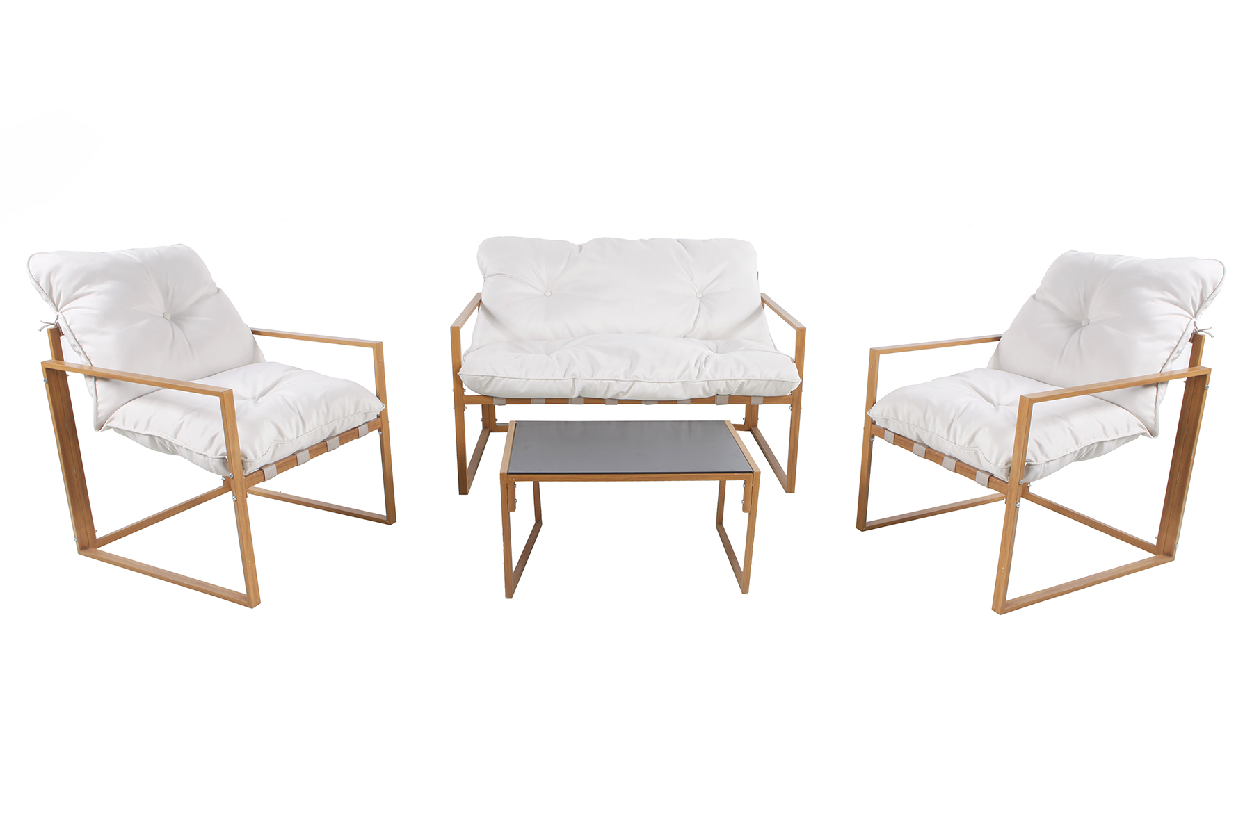 K.d. Steel Sofa Set Of 4pcs