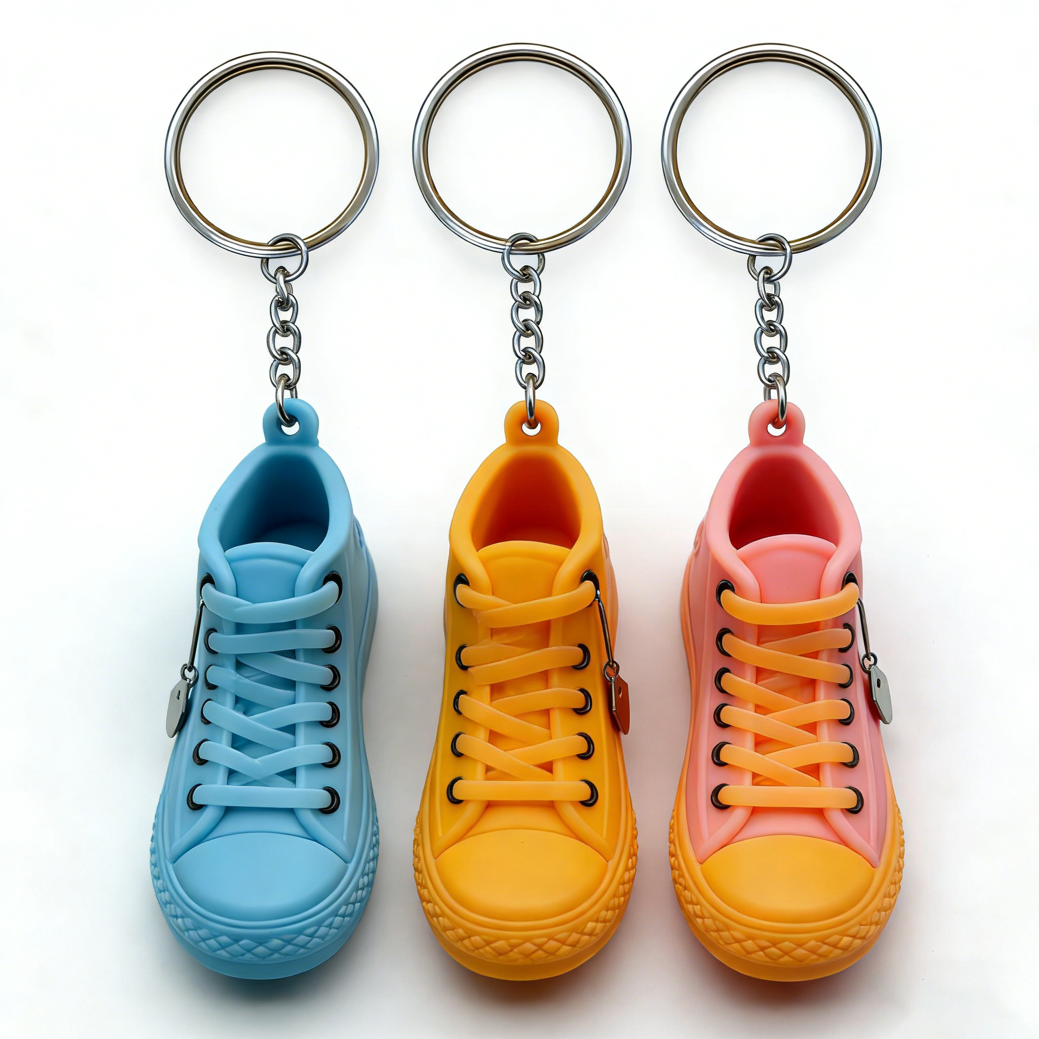 Soft PVC Mini Sneaker Shoe Keychain Running Shoe Keychains