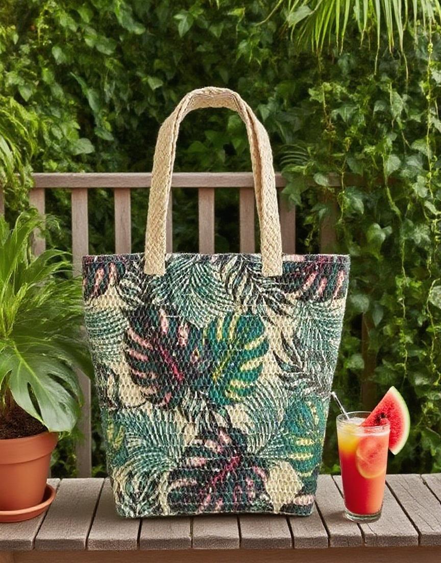 Paper Straw Beach Bag