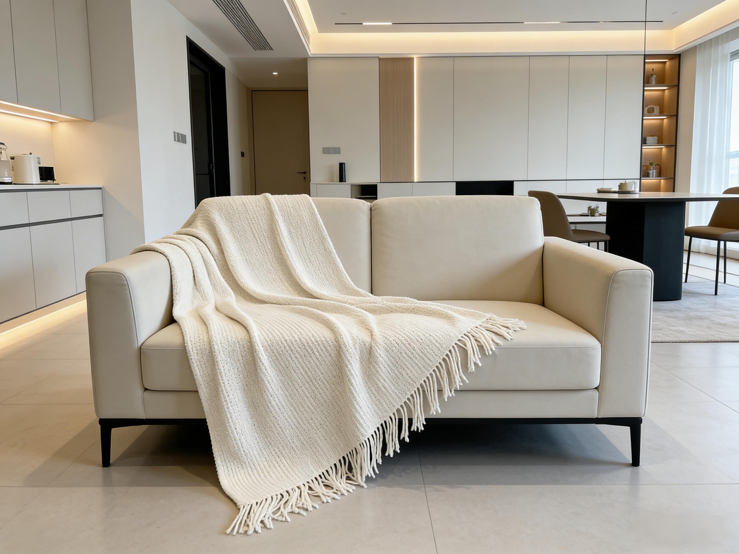 Knitted blanket