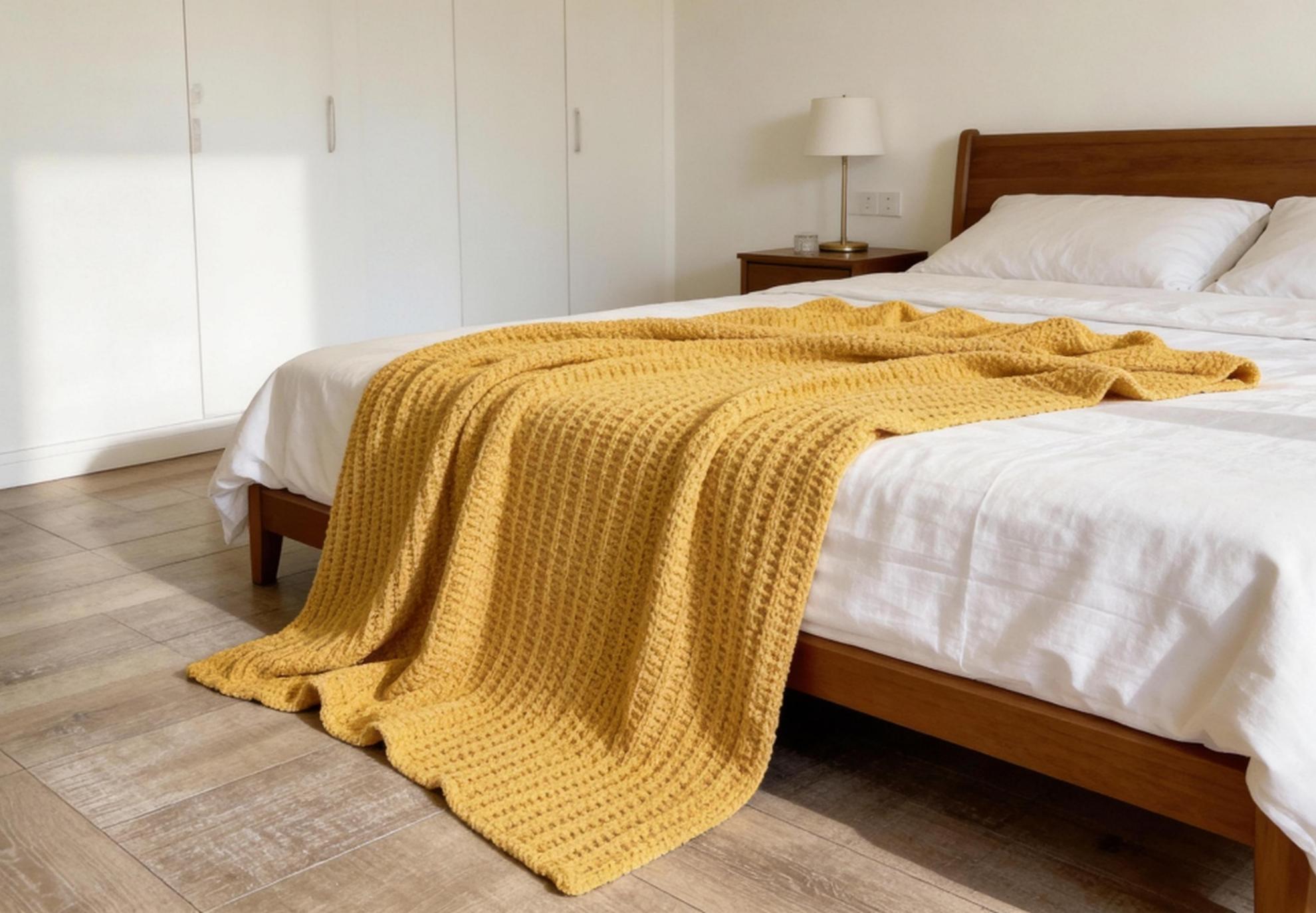 Chenille blanket