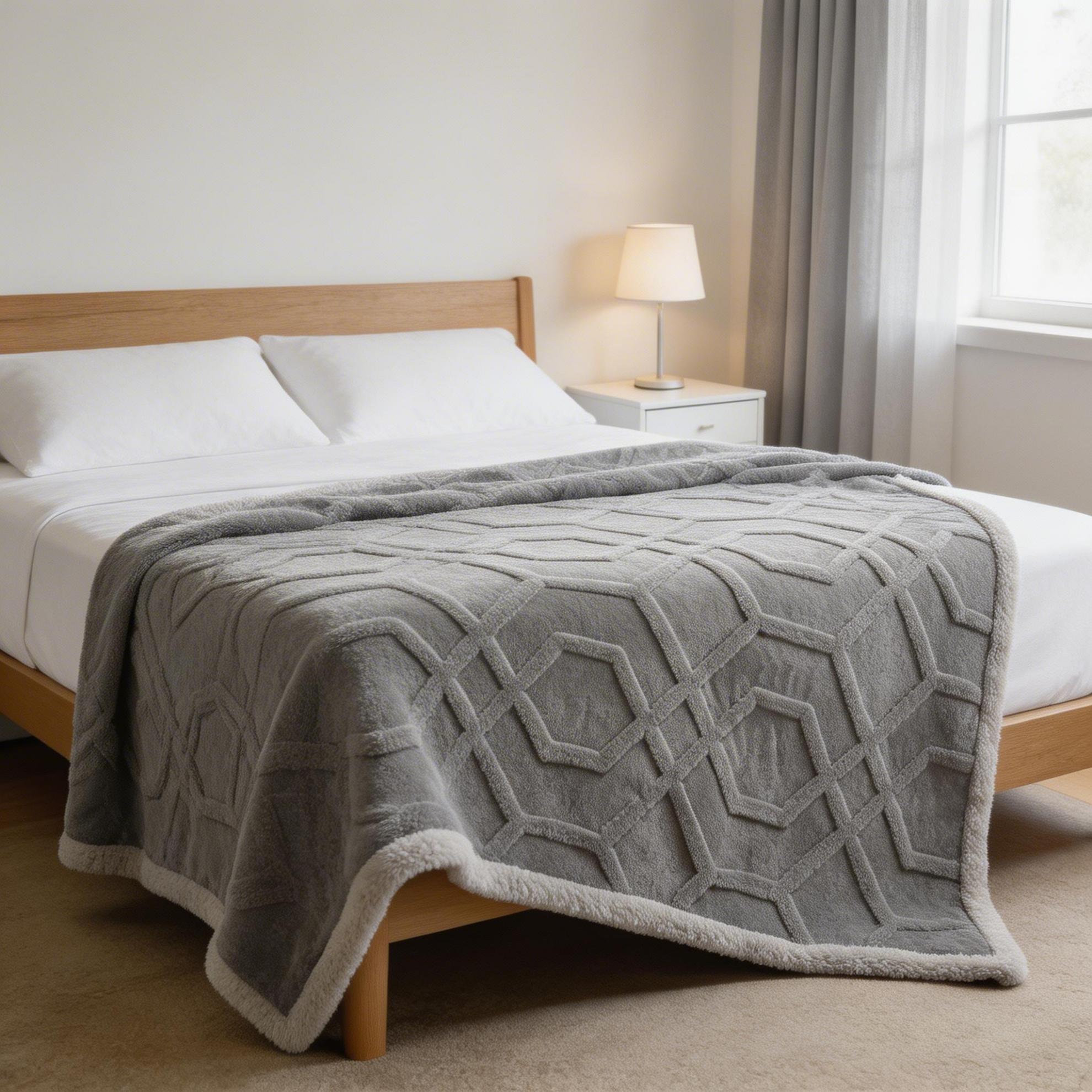 Double-sided composite cotton fleece blanket