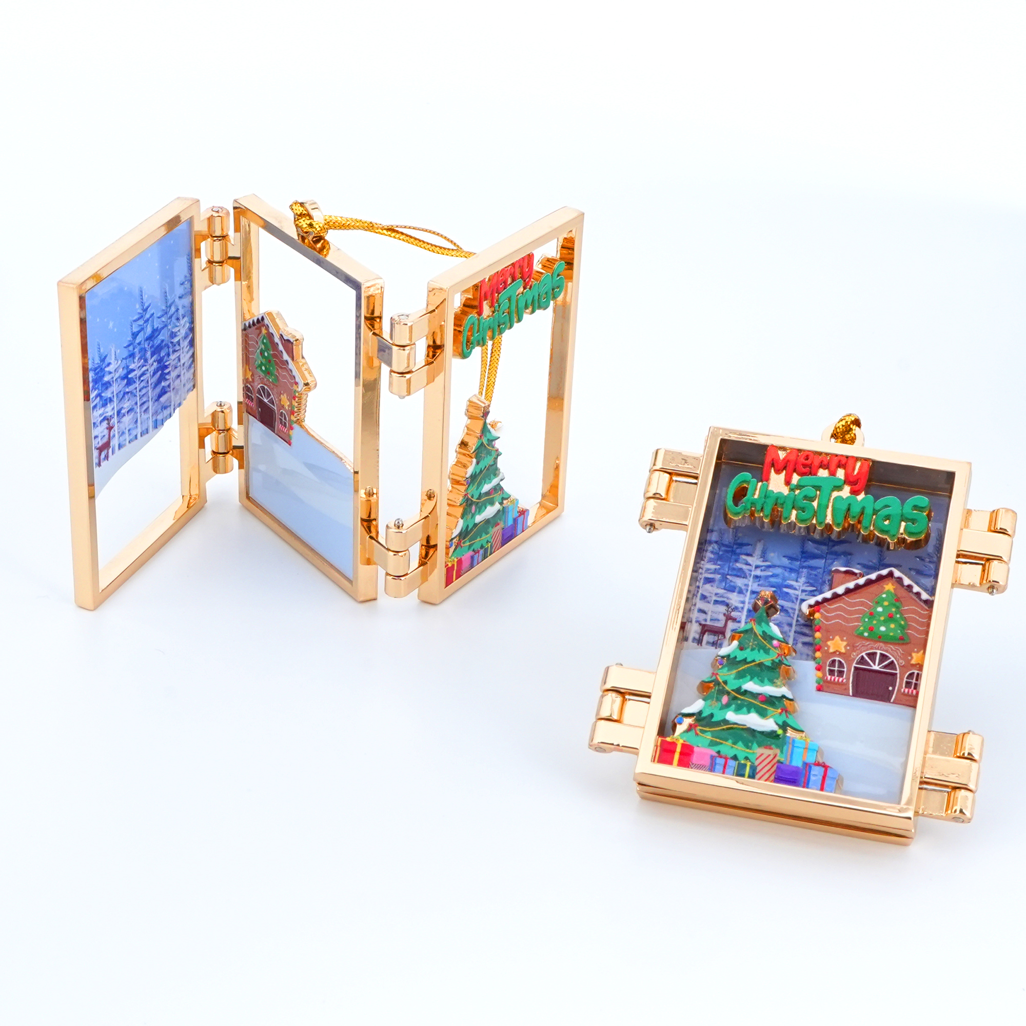 Custom Foldable Zinc Alloy Refrigerator Magnets