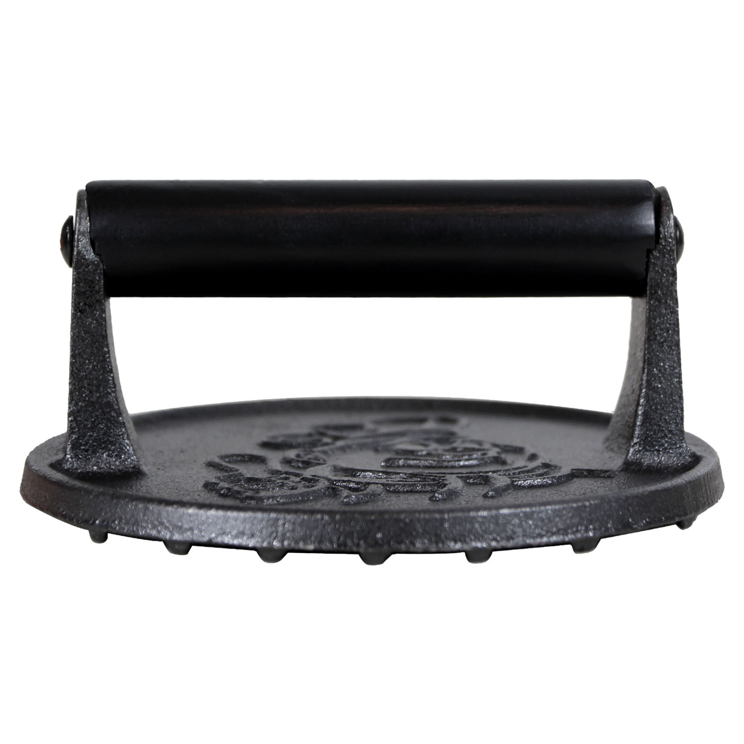 5.7” Inch Heavy-Duty Cast Iron Grill Press for Sandwich Cooking Bacon Steak Smash Burger Presses