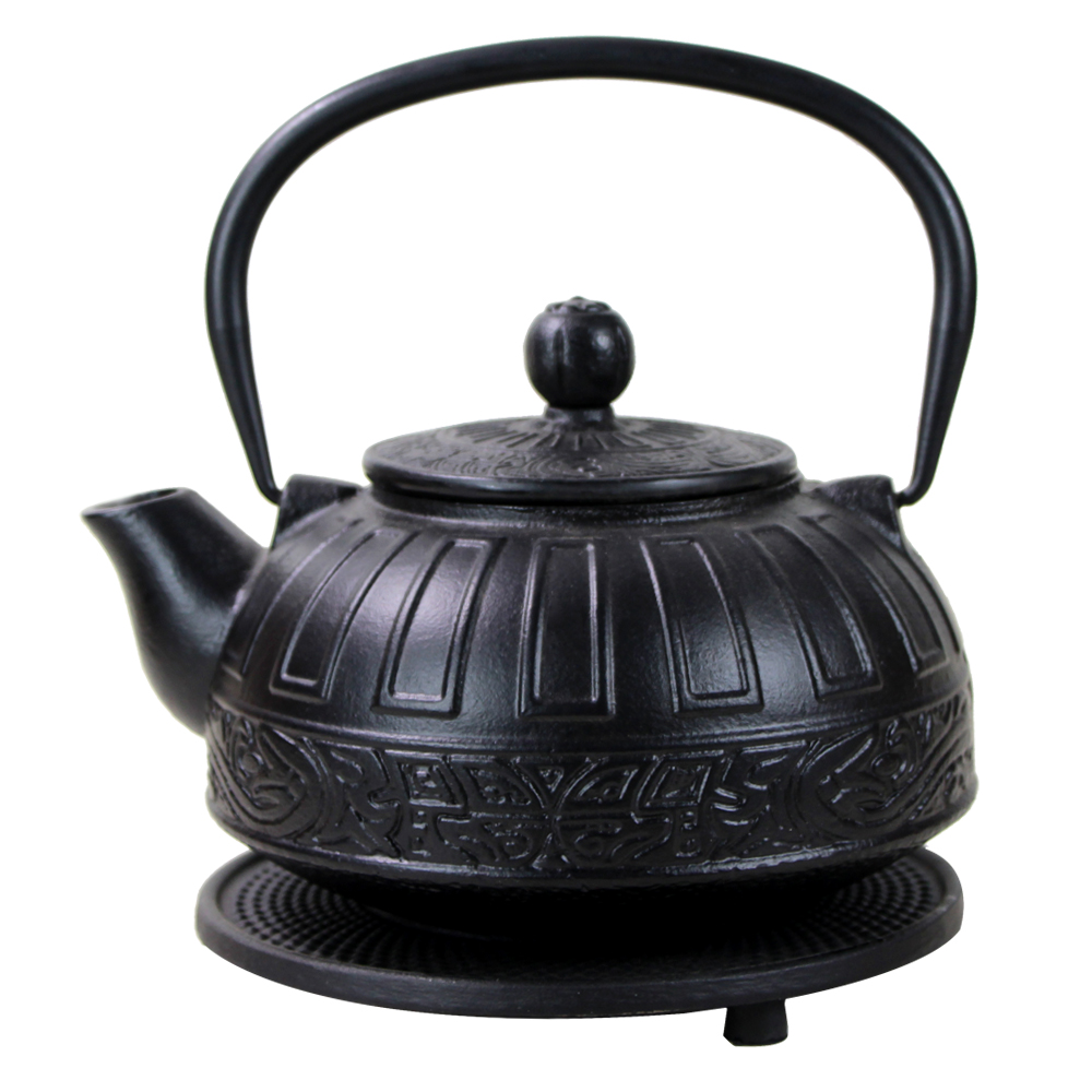 Japanese 0.8L Cast Iron Teapot Kettle Safe for Stovetop Loose Tea Maker Coffee & Tea Set