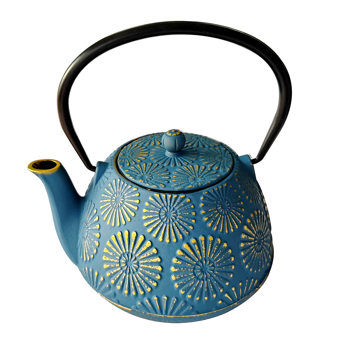1200ml Japanese Open Fire Outside Wholesale Enameled the Stove to Cook Tea Carbon Fire Cast Iron Pot