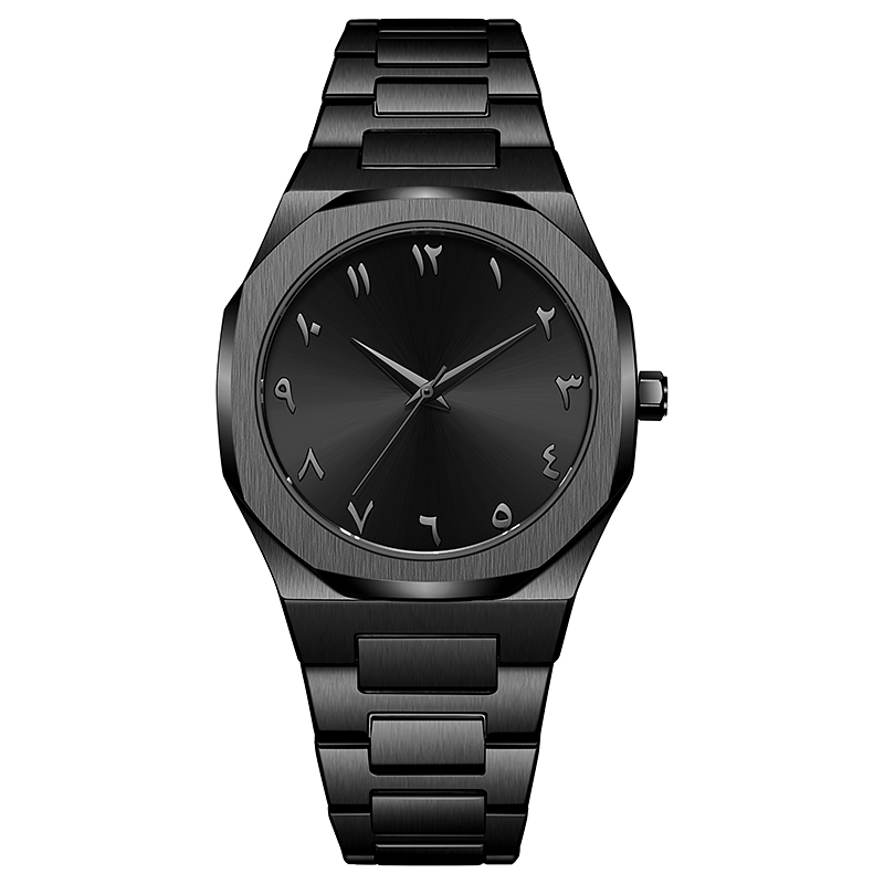 TPW K5024 Luxury Men Black Arabic Dial Watch Wholesale