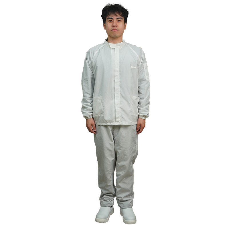 Small stand collar anti-static split suit