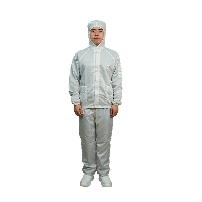 Antistatic clean split suit with hat