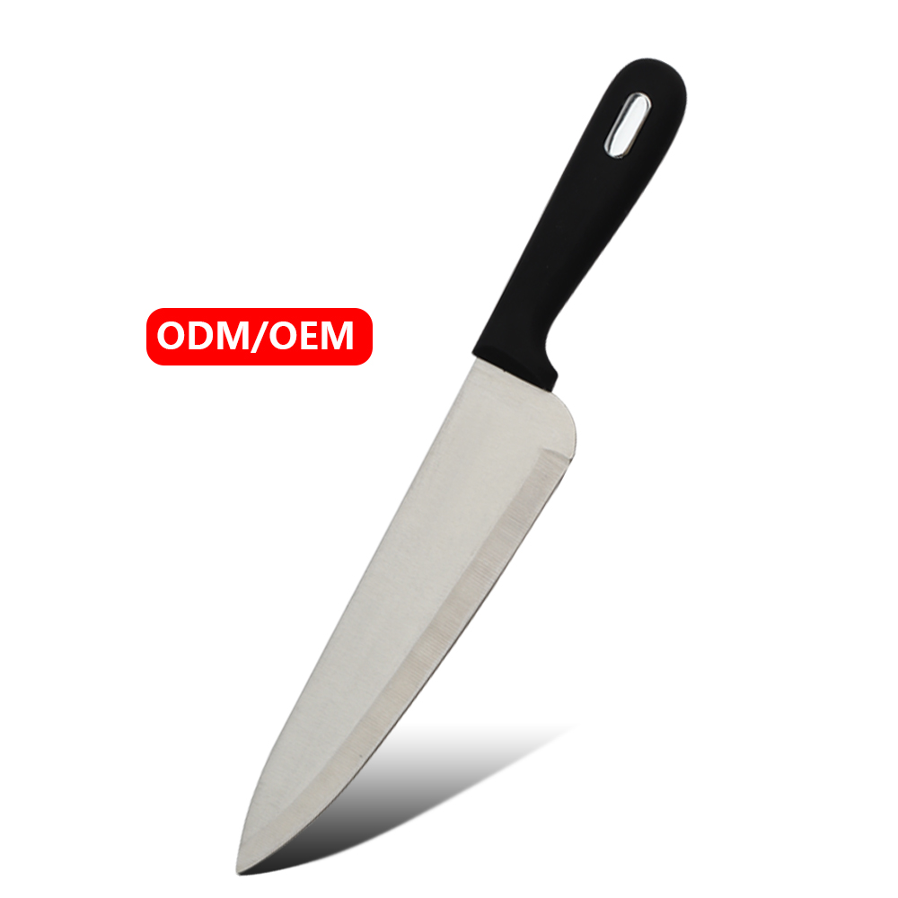 Hip-home 2026 Stainless Steel Chef Knife 8inch Plastic Handle OEM Cuchillos Meat Kitchen Knives