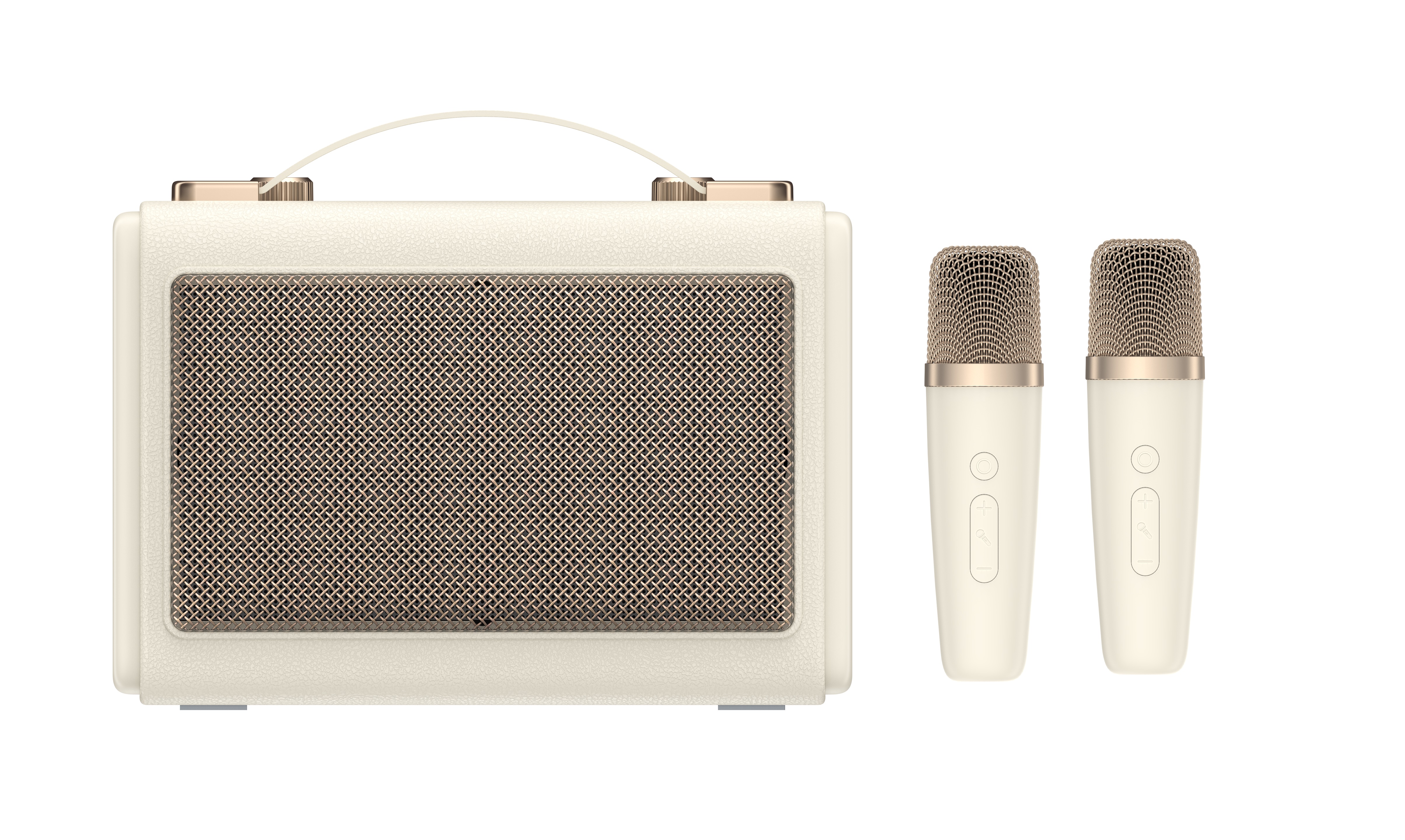 HAVIT SK823BT Retro Karaoke Wireless Speaker with 2 Wireless Microphone Surround Sound Portable