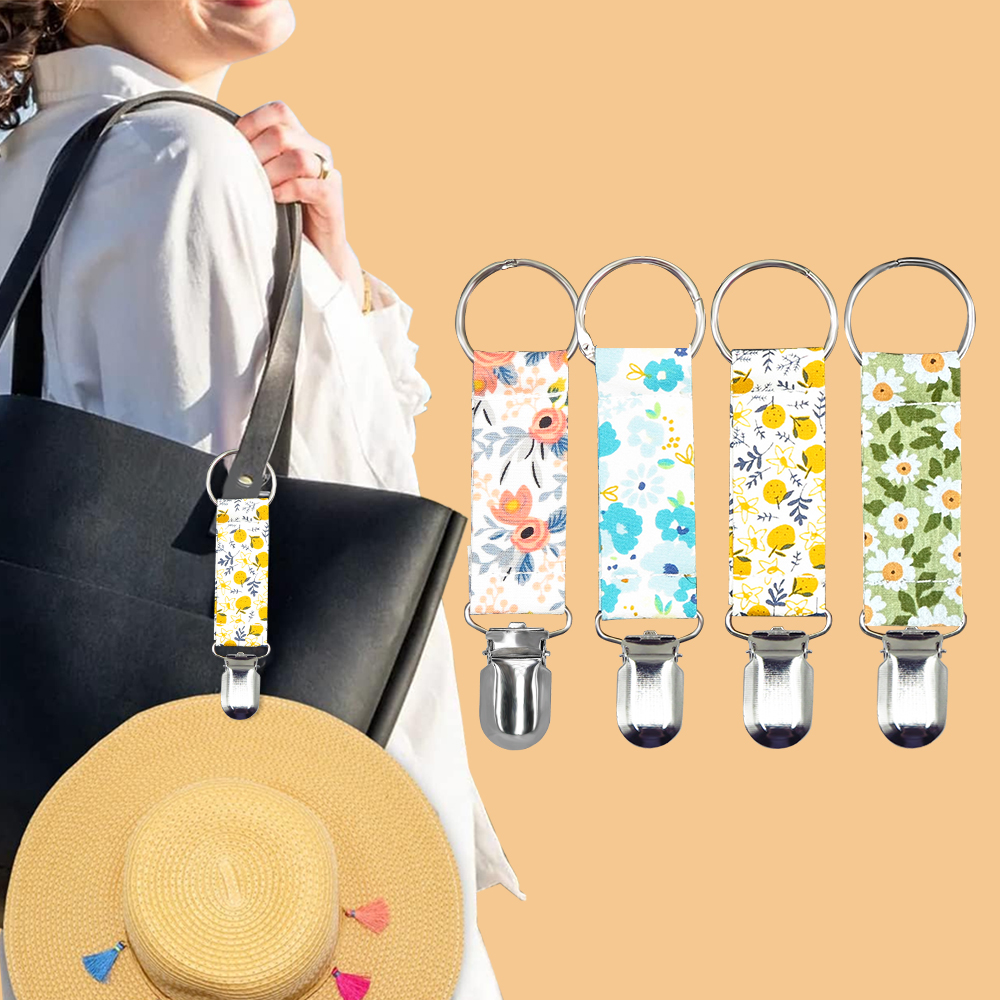 Custom Full-Color Printed Keyring Hat Clips