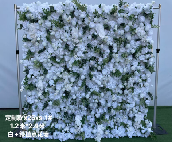 White+Green Plants Decorative Flower Wall