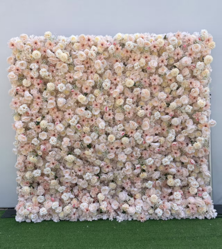 Artificial flower wall