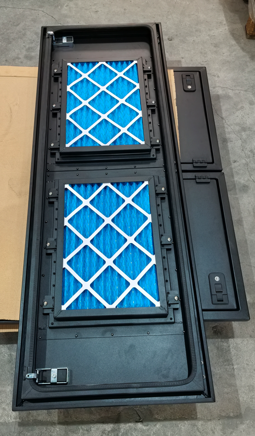 Caravan door