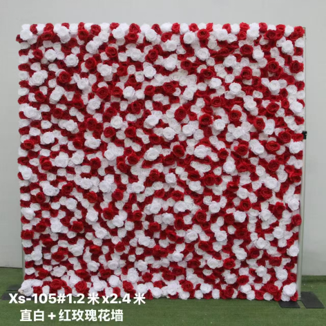 Rose flower wall