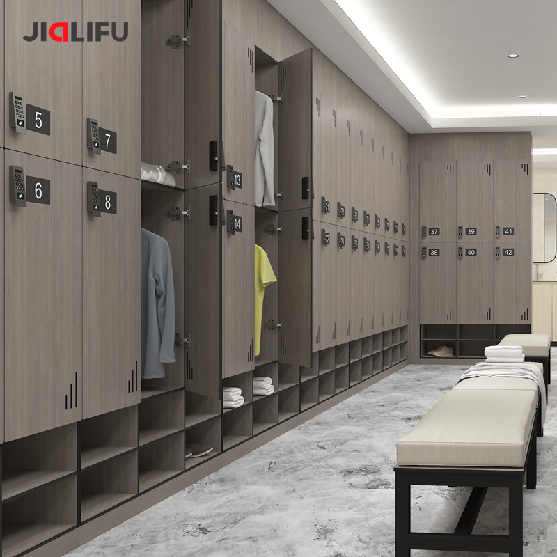 Gym Lockers with Secure Padlock Systems