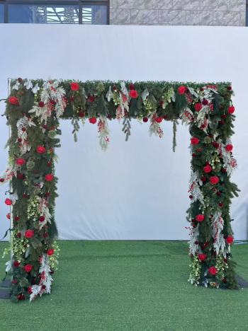 Artificial flower arch