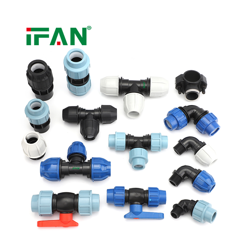 IFAN Hot Sale 20-110mm Quick Connect Fittings Water Use HDPE Pipe Fittings