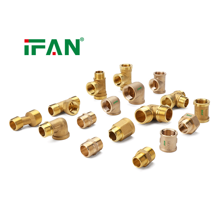 IFAN Professional Manufacturer Brass Tube Fittings Brass Pipe Fitting