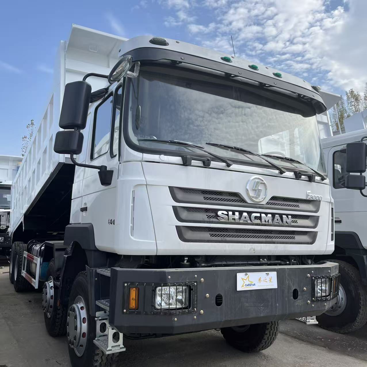 Export Shaanxi Automobile Delong 8X4 dump trucks