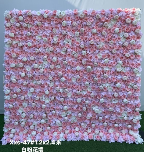 white powder flower wall