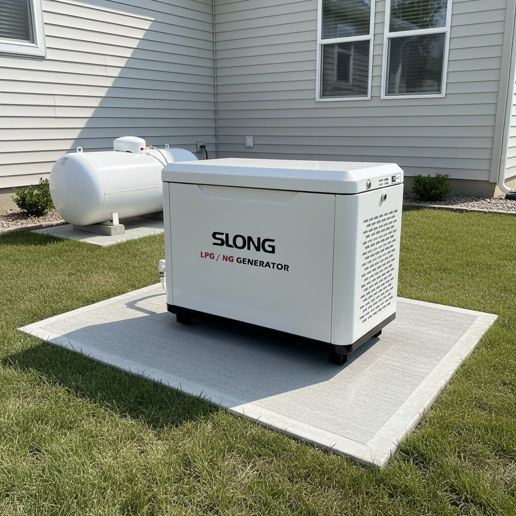 15kw Lpg Natural Gas Sileng Home Use Generator