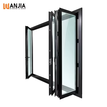 NFRC CSA Certified Bifolding Door Outdoor Patio Folding Door Partition Waterproof Bifold Door