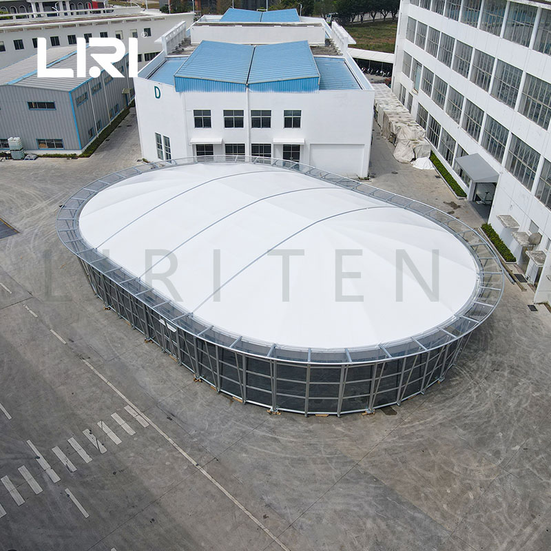 High-End Aluminum Prefabricated Structure Round Trade Show Event Exhibition Tent Hall