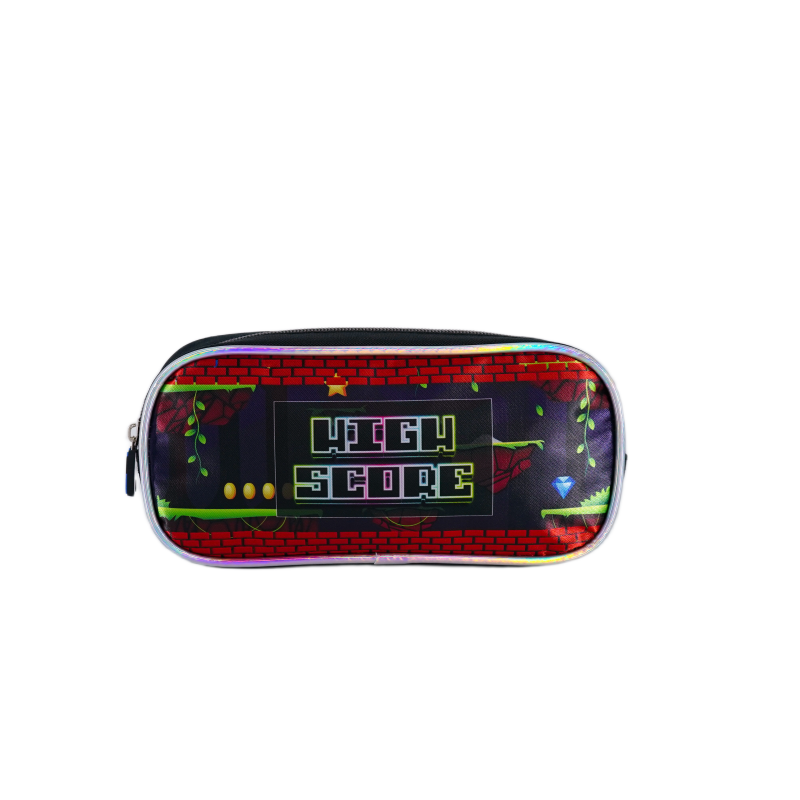 Haslor student pencil case with anime-themed design and customization support.