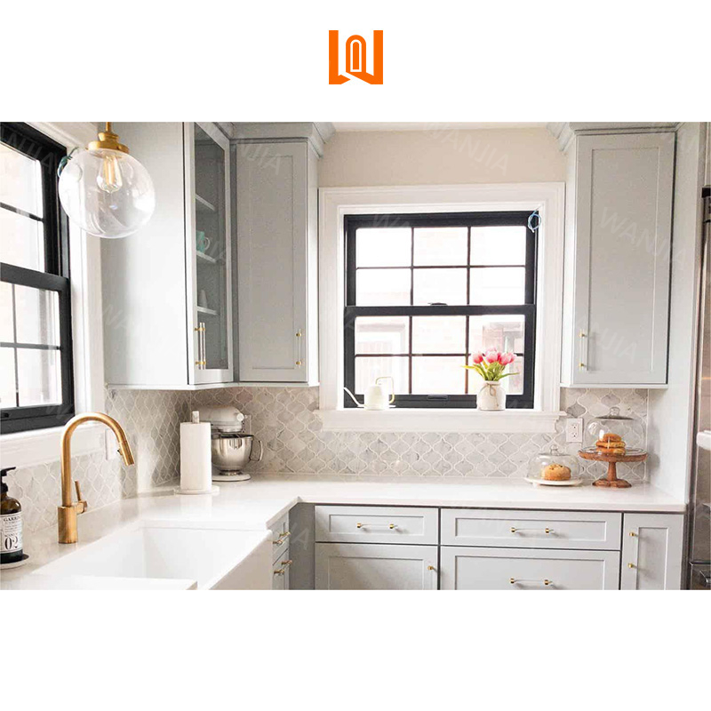 Single Hung Aluminum Windows Design Vertical Sliding Lift Louver Curtain for Interior for Exterior