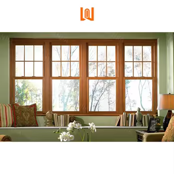 Energy Efficiency Vertical Sliding Windows Thermal Breaks Single Hung Windows Aluminum Wood Windows