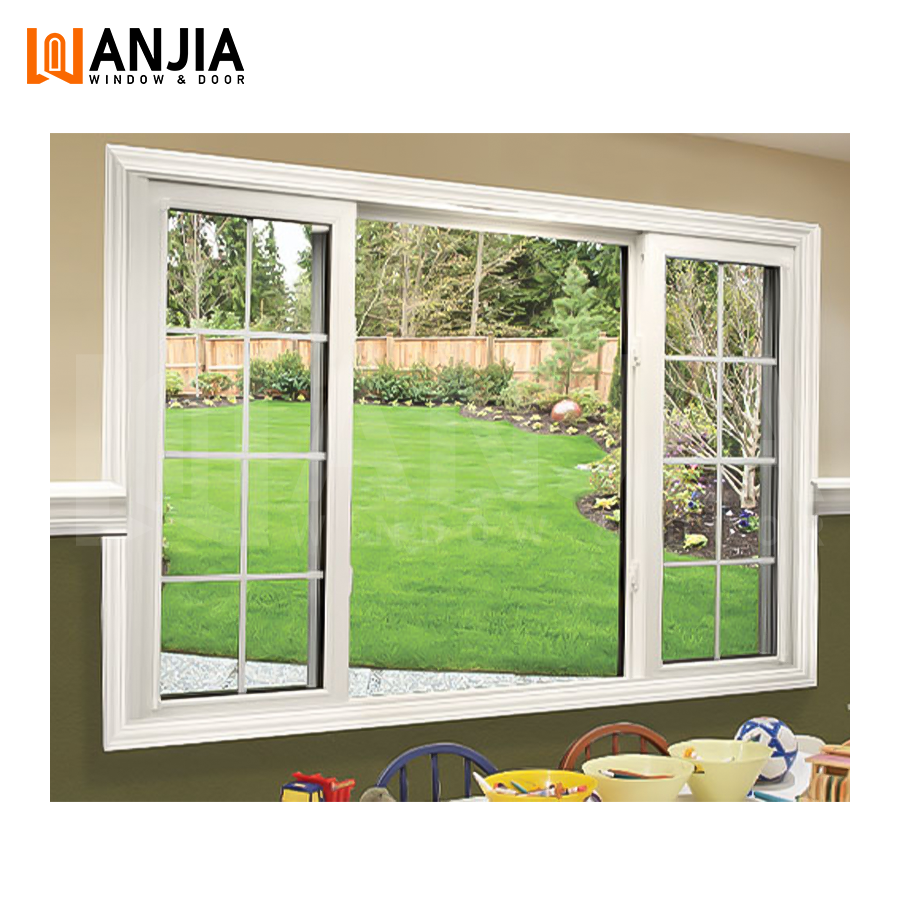 Modern Design Secure PVC Sliding Windows House Enhanced Safety UPVC Sliding Balcony Window