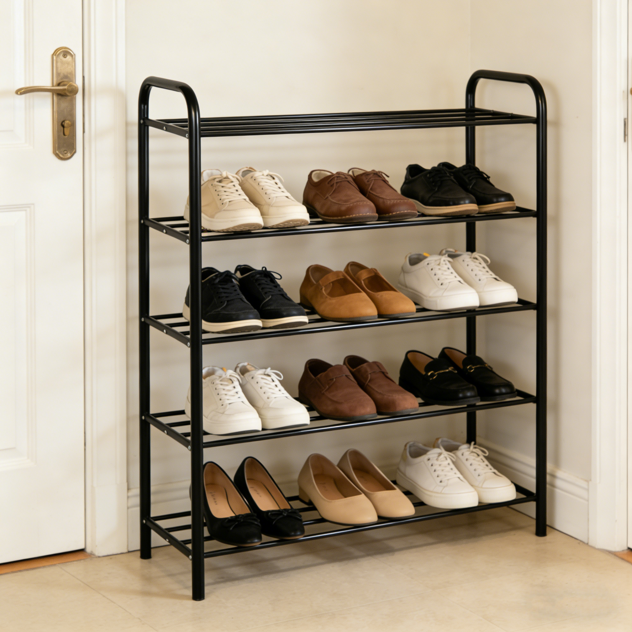 5 tiers shoe rack