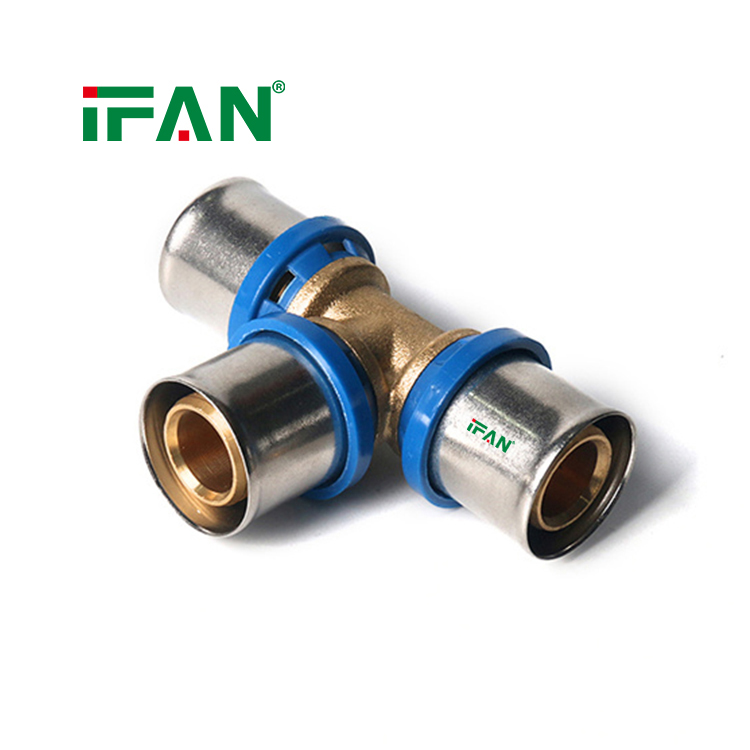 IFAN PEX Pipe Fittings Brass Threaded Fitting Tee Pex Press Fittings