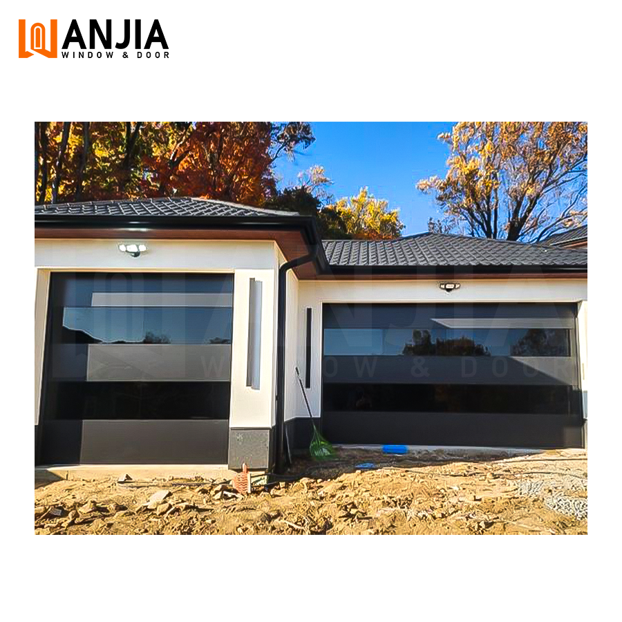 WANJIA Aluminum Remote Control Garage Doors for Homes Automatic Garage Door Roll up Garage Door