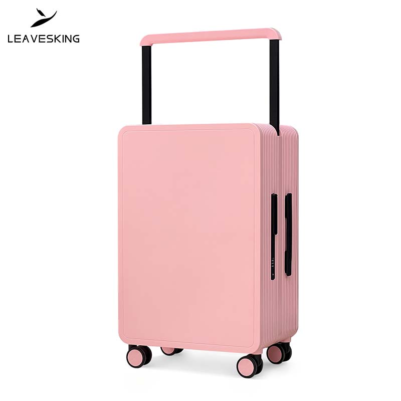 Leaves King High Quality Carry On 4wheels injection pc Luggage Pc Travel Suitcase