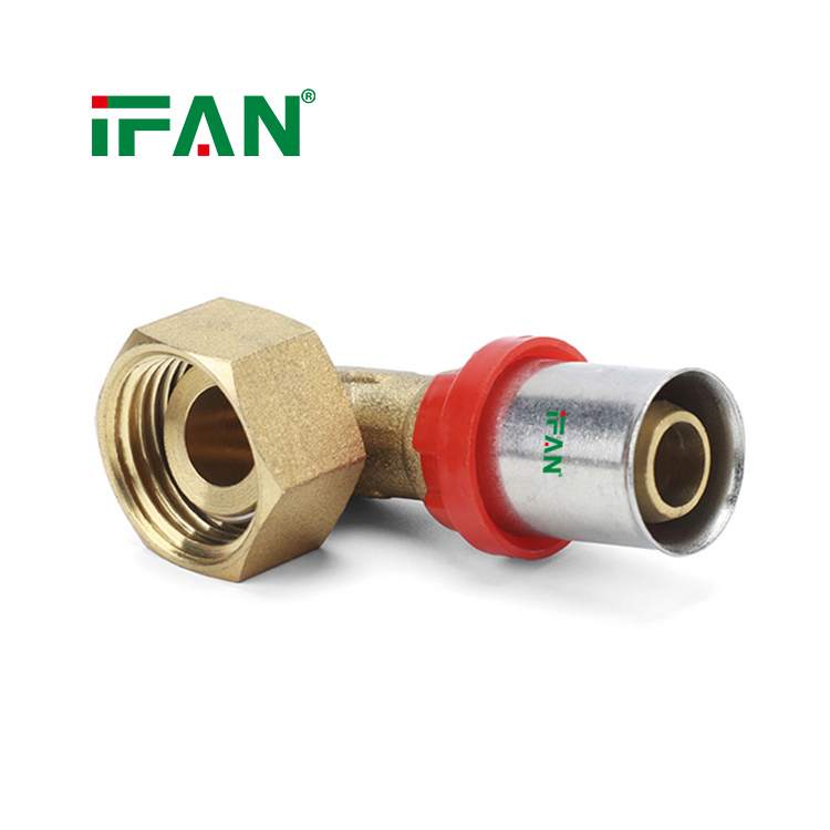 IFAN PEX Fittings Red Female Elbow Factory Price Pex Press Fittings Hot Sale