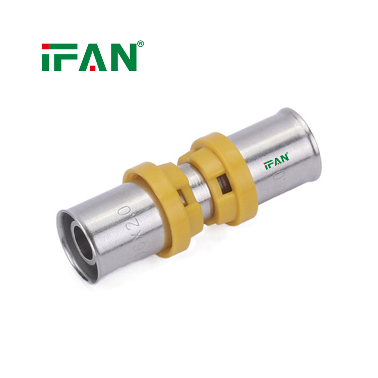 IFAN PEX Pipe Fittings Brass Threaded Fitting Yellow Socket Pex Press Fittings